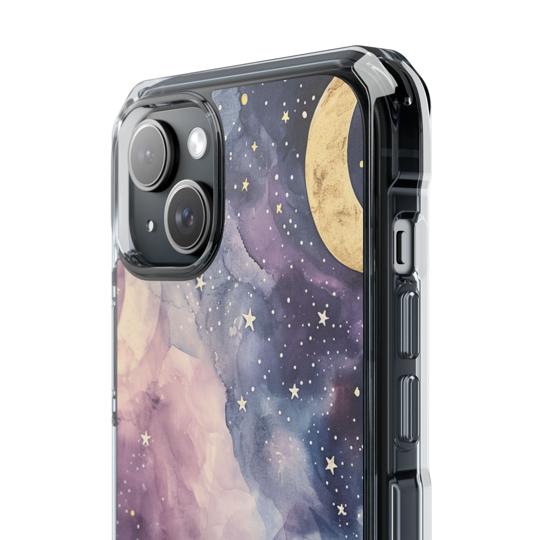 Dreamy Celestial Night - Clear Impact iPhone 15 Phone Case