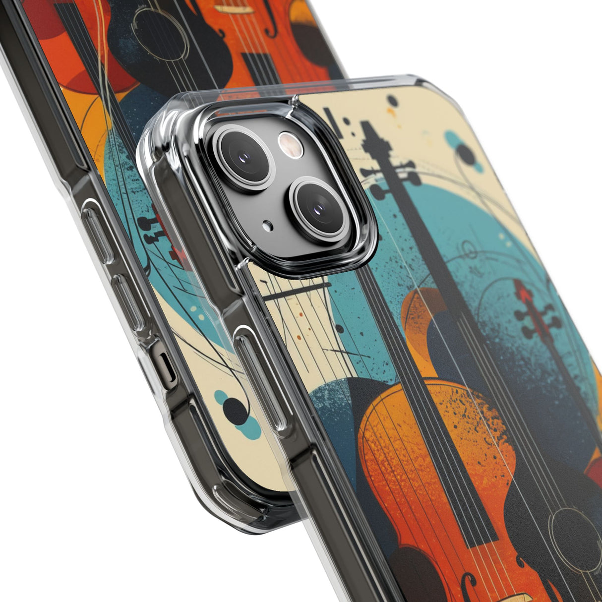 Musical Vortex - Phone Case for iPhone (Clear Impact - Magnetic)