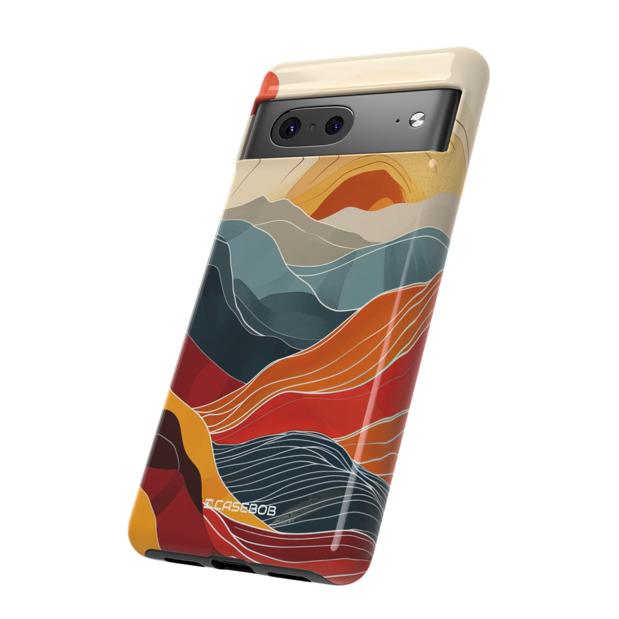 Sunset Waves | Protective Phone Case for Google Pixel