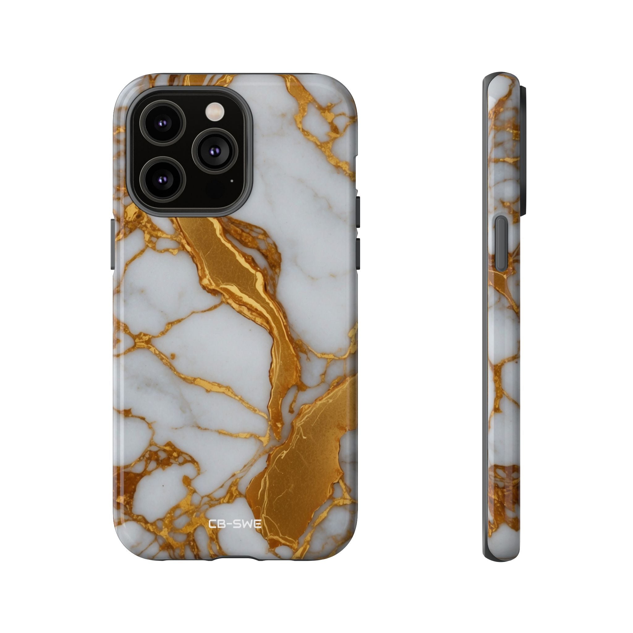 Golden Veins Flow - iPhone Case