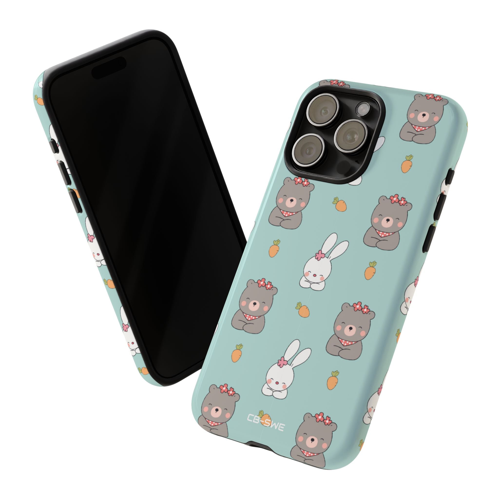 Bunnies Gather Carrots - iPhone Case