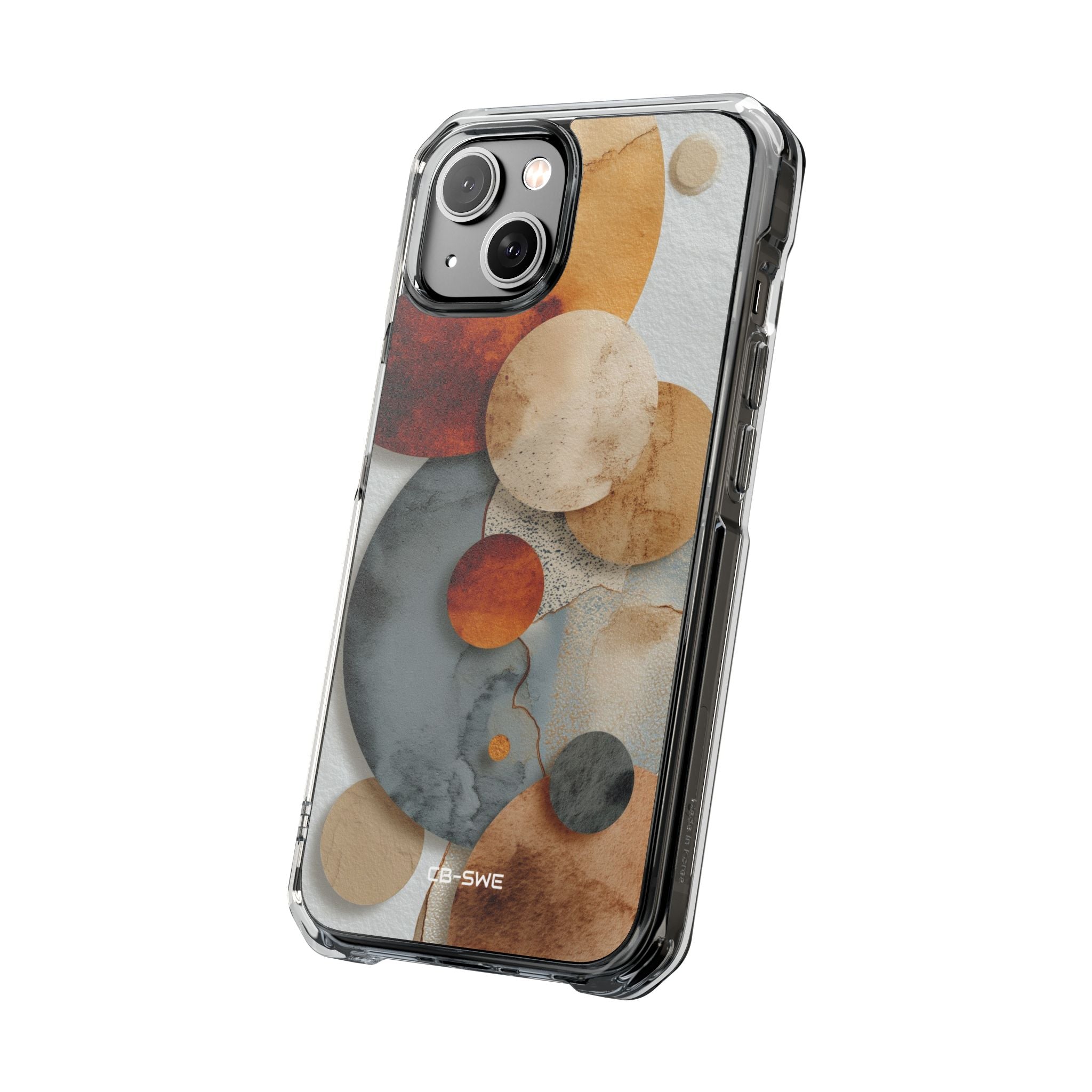 Circles Embrace Warmth iPhone Case - Impact