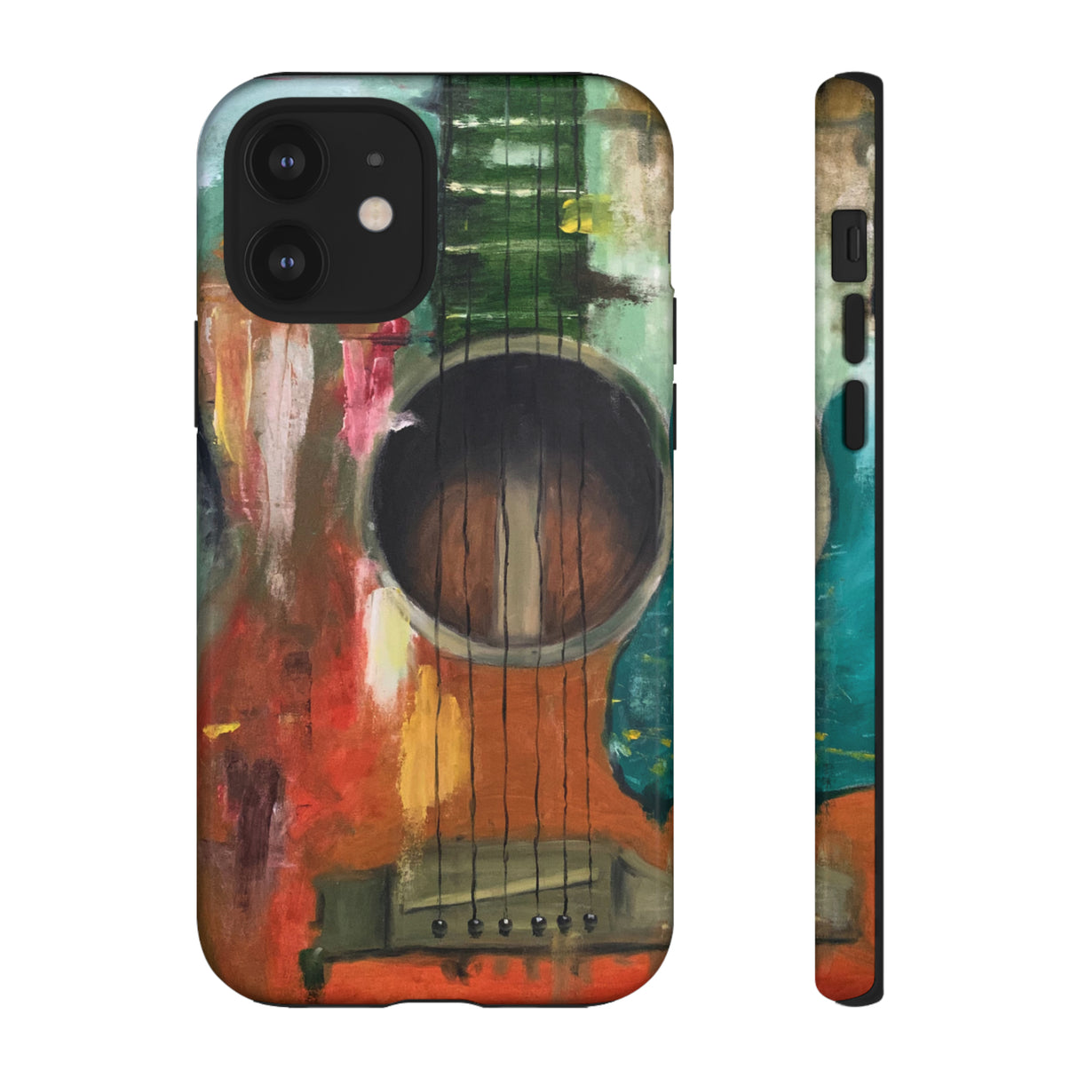 Oil painting - Guitar - Protective Phone Case