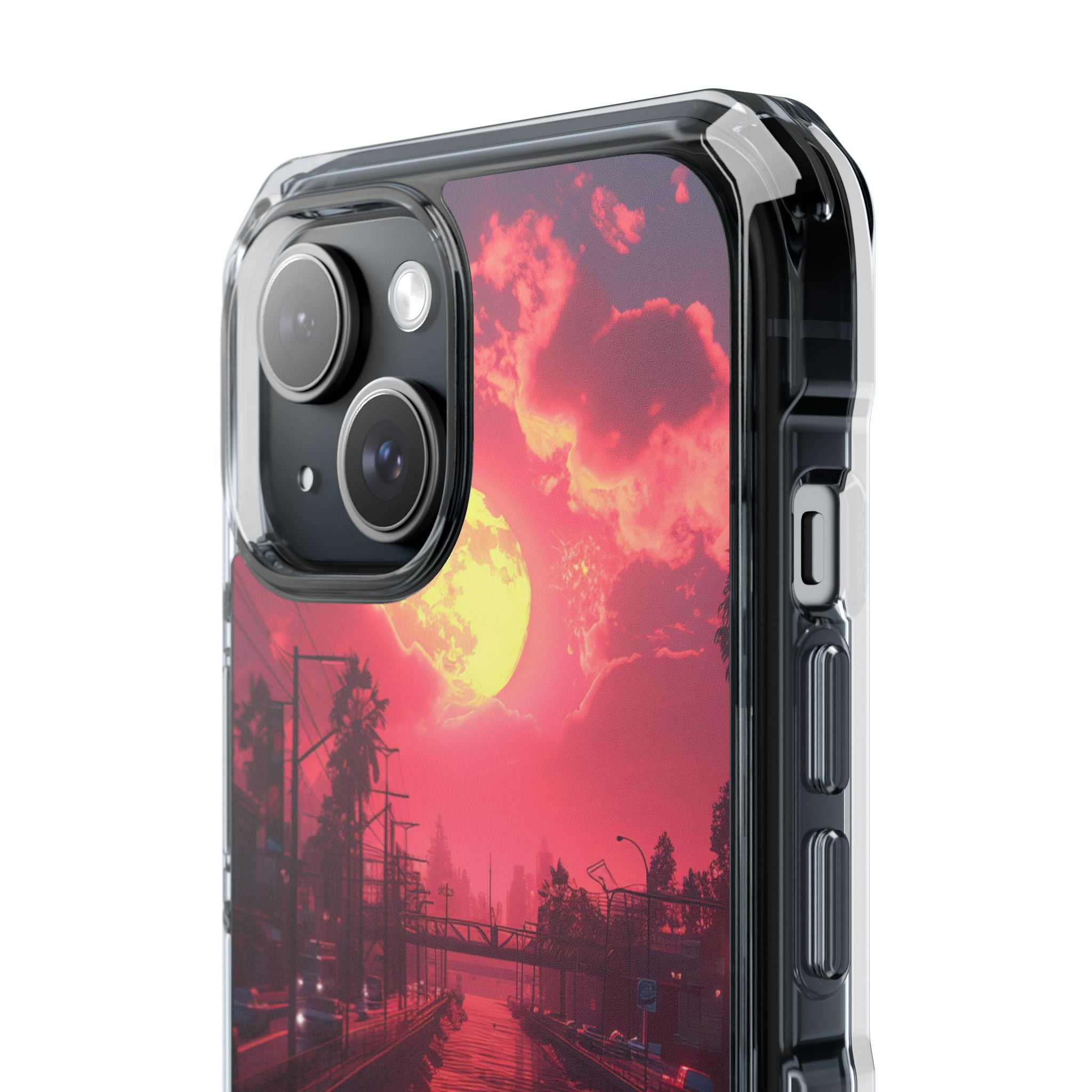 Moonlit Canal Glow iPhone 15 Case - Impact