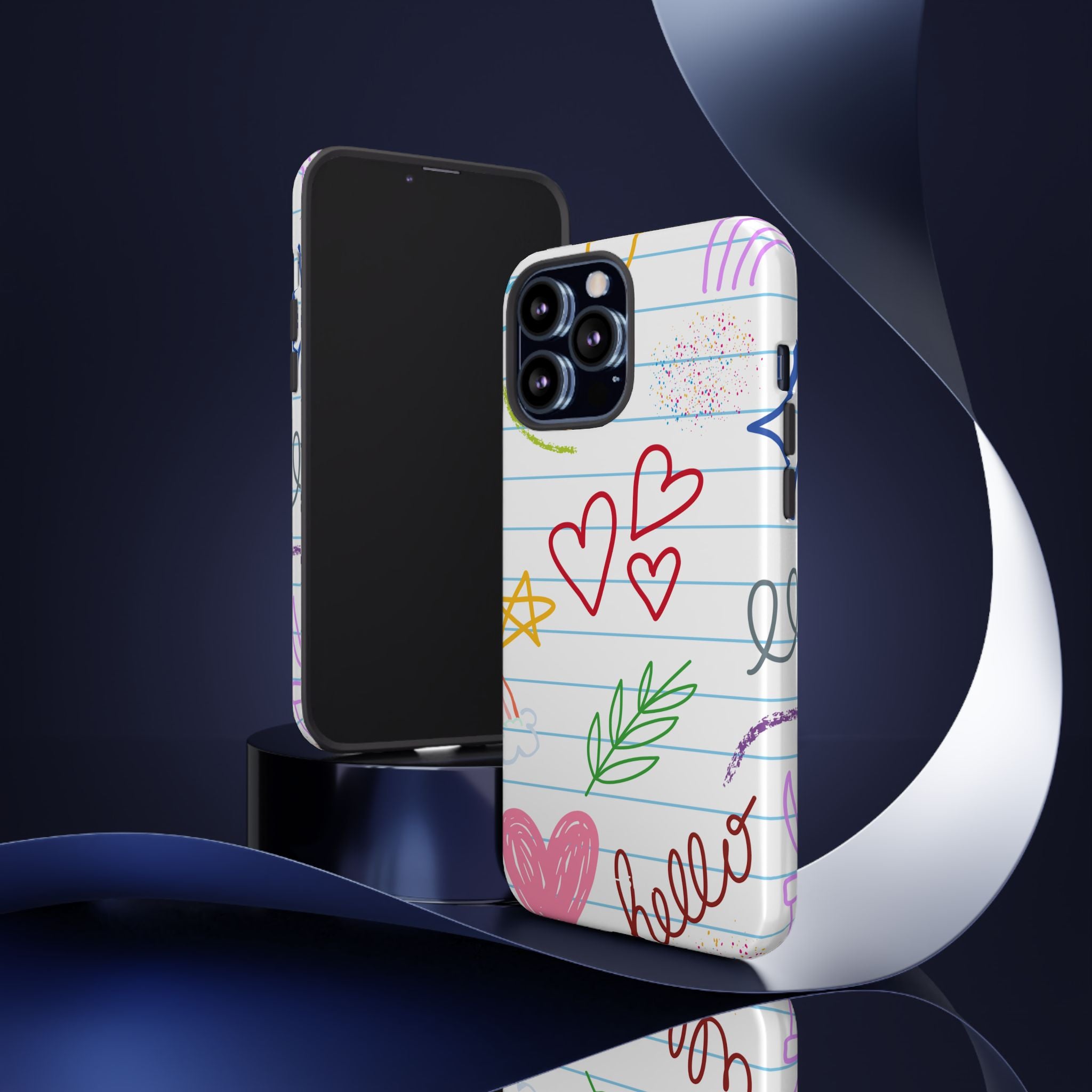Hearts Dance Happily - iPhone Case