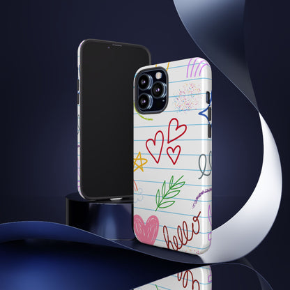 Hearts Dance Happily - iPhone Case