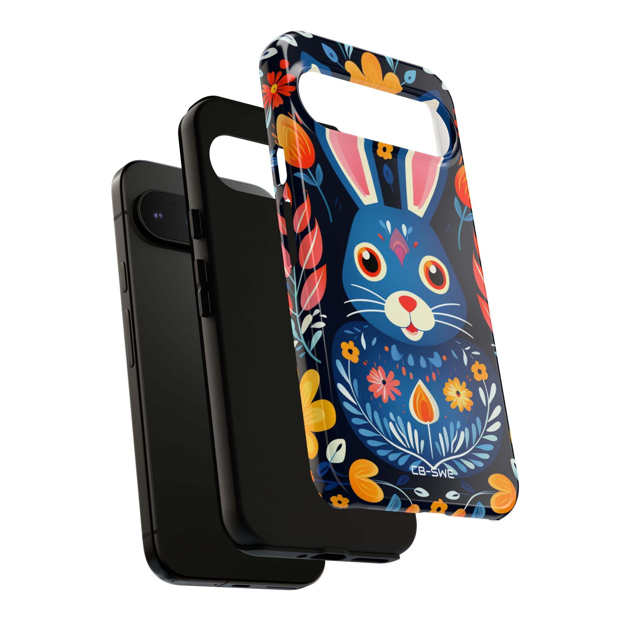 Bunny Jumps Joyfully - Google Pixel Case