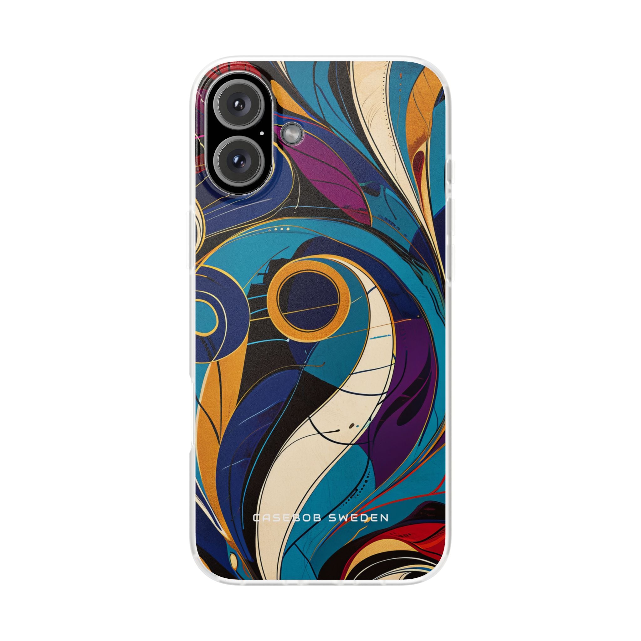 Vintage Vortex Harmony iPhone 16 - Flexi Phone Case