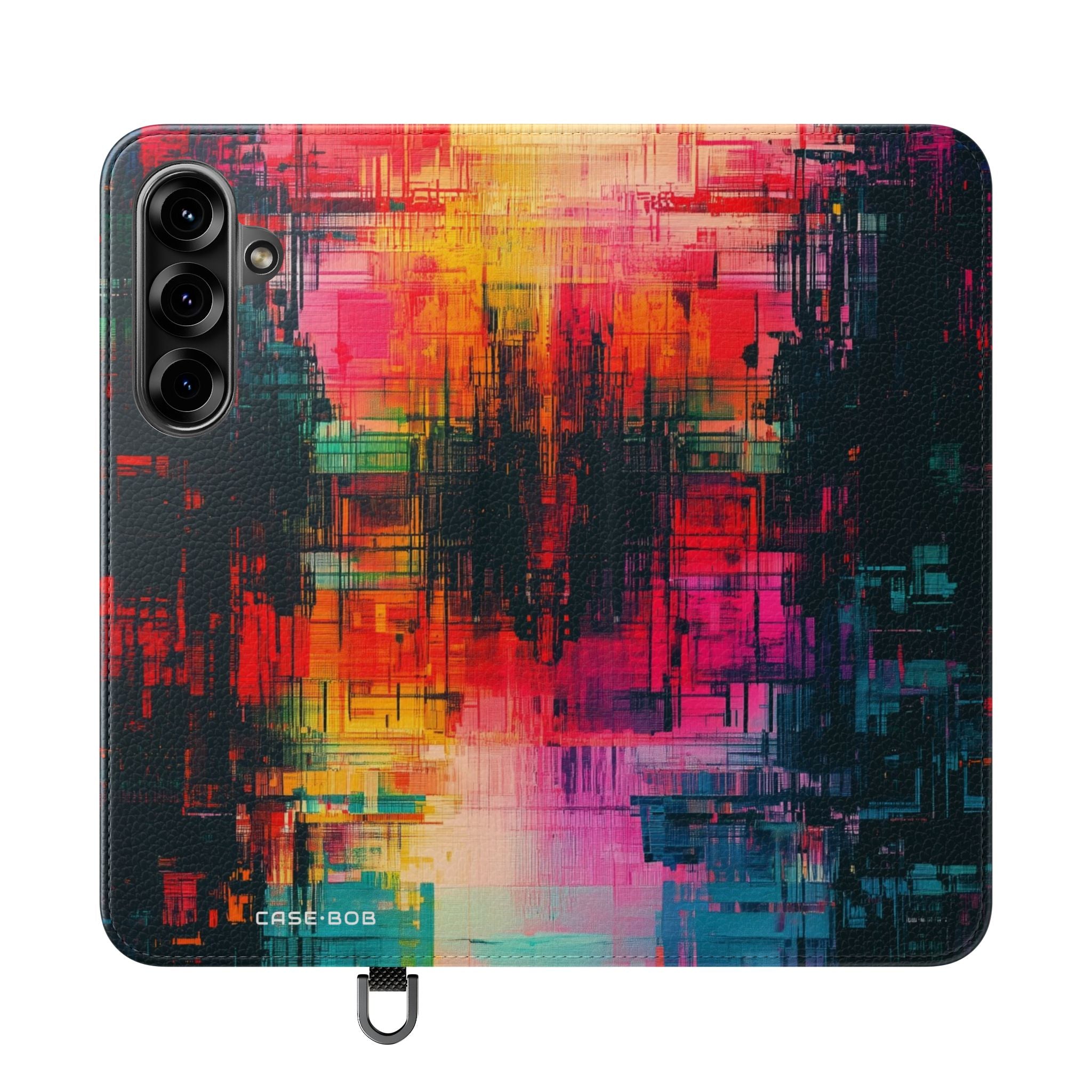 Neon Prism - Samsung S25+ Case - Lompakkotyyppinen