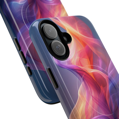 Violet Orange Flow - Tough+ iPhone 16 Phone Case