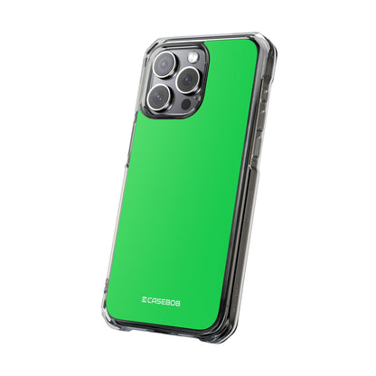 Malachite Green - Clear Impact Case for iPhone