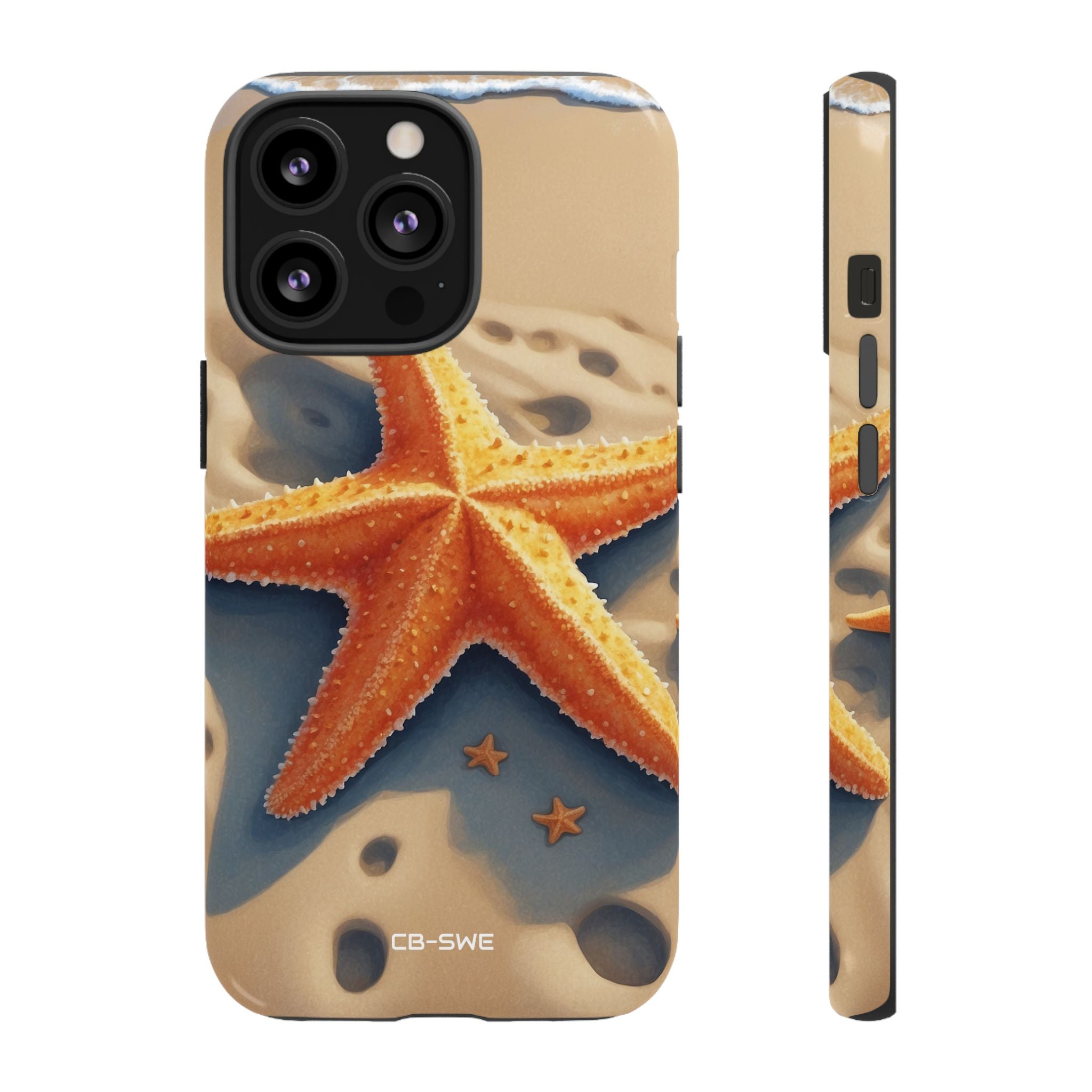 Starfish Rests On Sand - iPhone Case