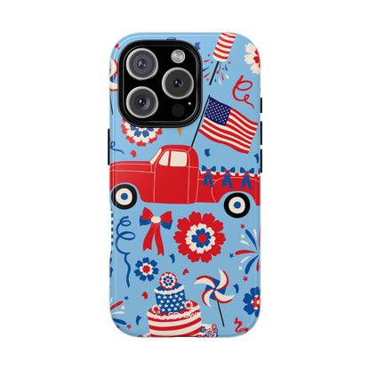 Festive Truck Parade - iPhone Case
