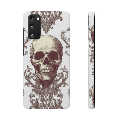 Gothic Skulls and Ornate Foliage Samsung S20 - Slim Phone Case