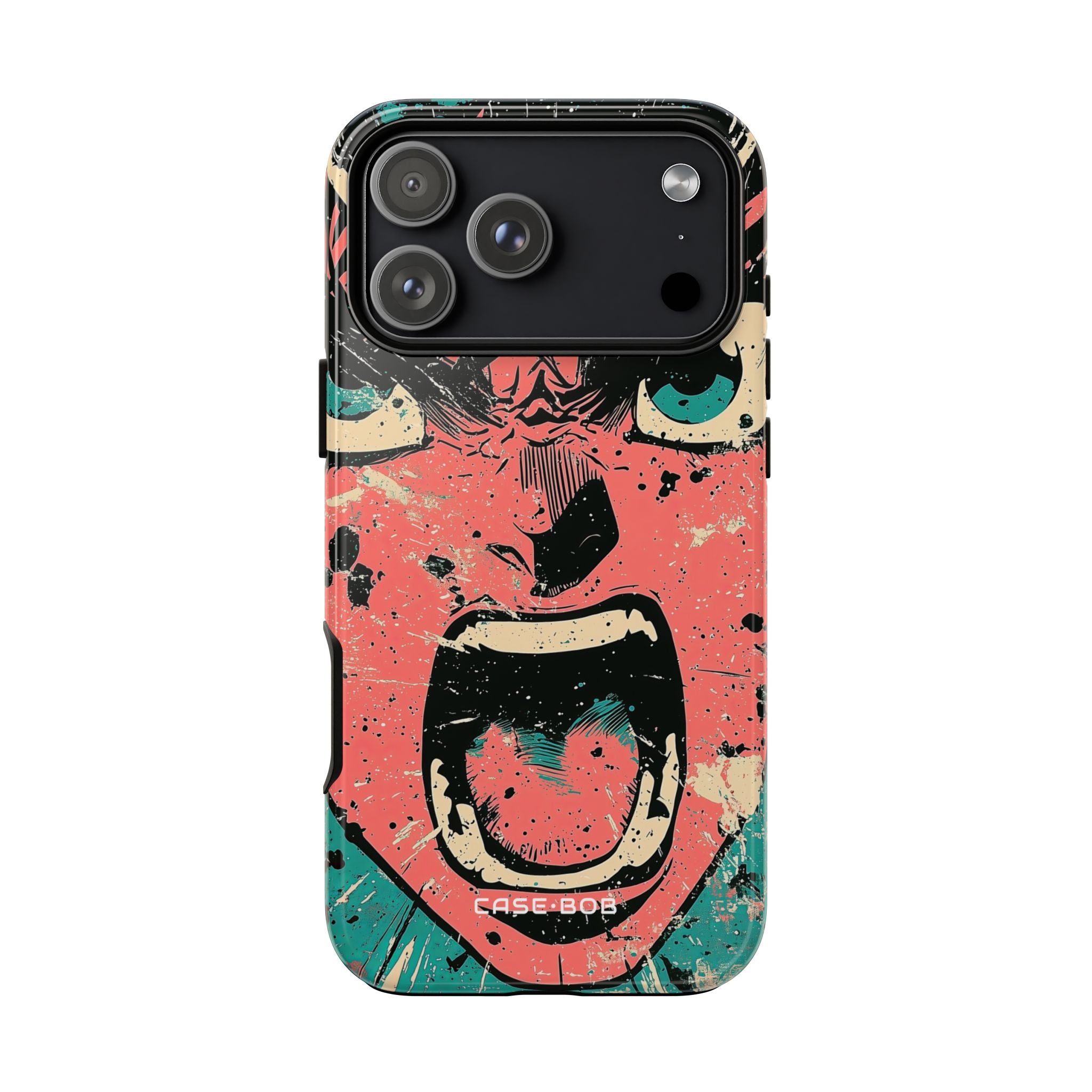 Screaming Face Pink iPhone 17 Pro Max Case - Tough
