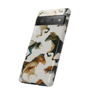 Tie Dye Horses - Protective Phone Case