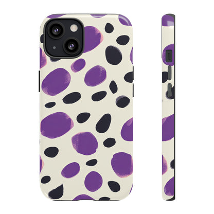 Purple Dot Matrix Case - Protective Phone Case