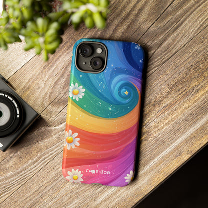 Vortex Bloom iPhone 15 Plus Case - Tough