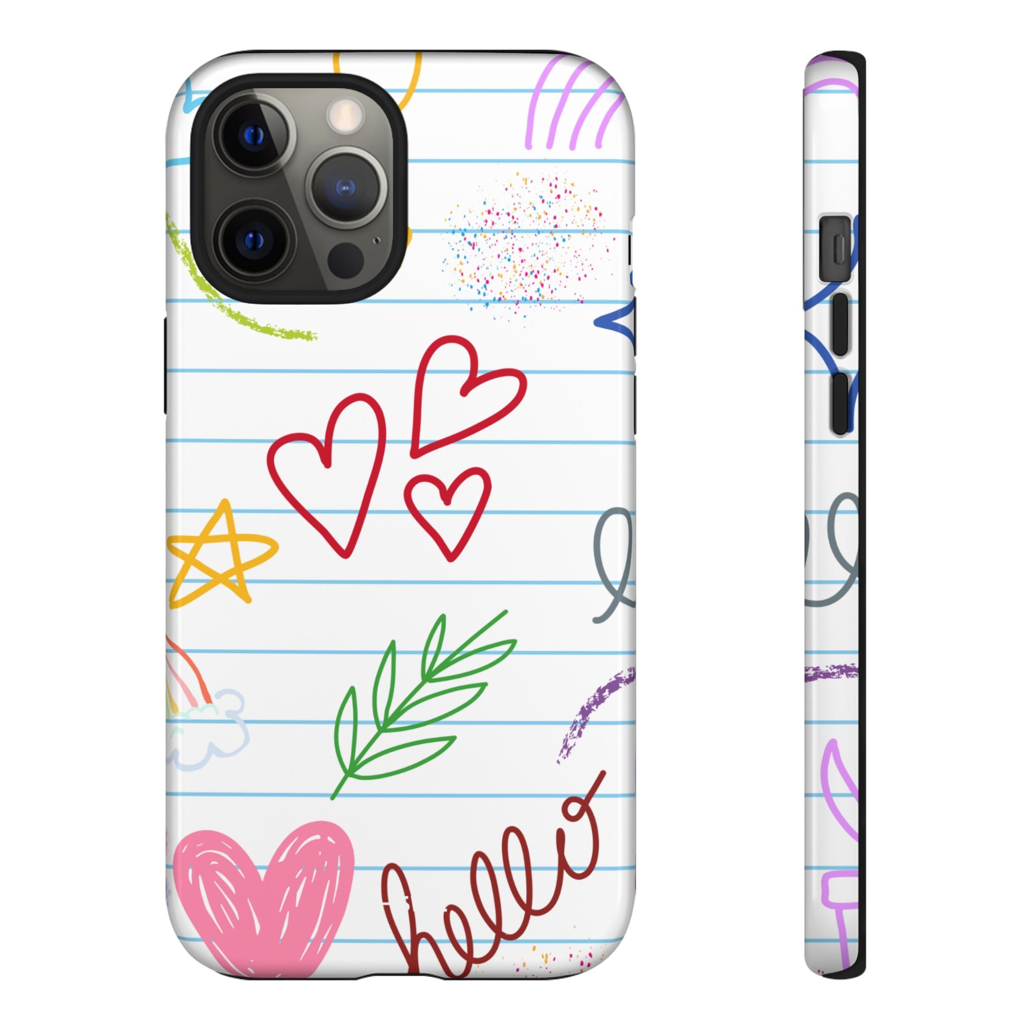 Hearts Dance Happily - iPhone Case
