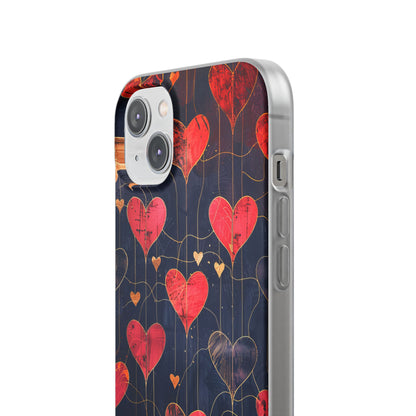Golden Hearts Network iPhone 14 Plus Case - Soft