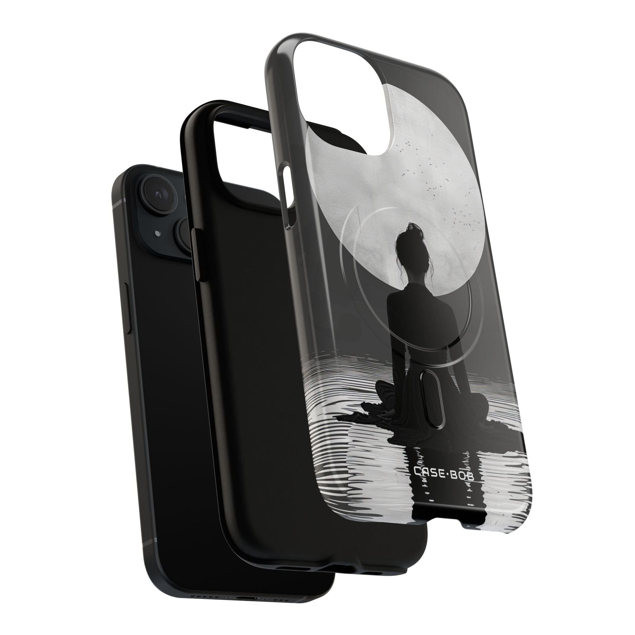 Silhouette Moonlight iPhone 15 Case - Tough+