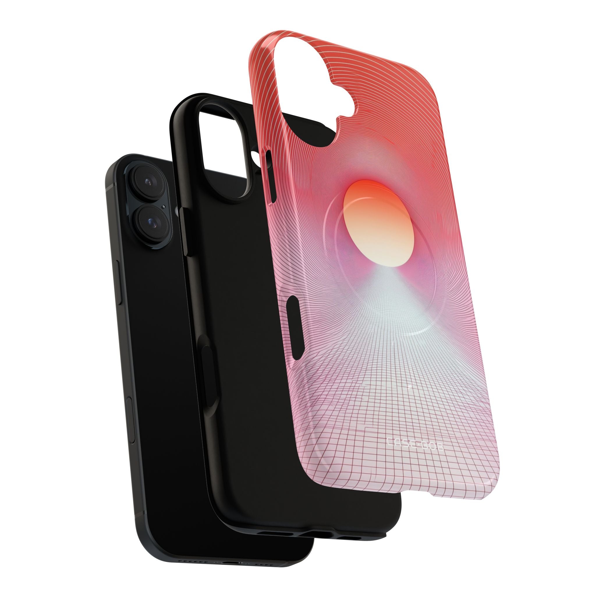 Orange Portal iPhone 16 Plus Case - Tough+