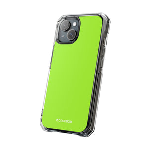 Green Lizard | Phone Case for iPhone (Clear Impact Case - Magnetic)