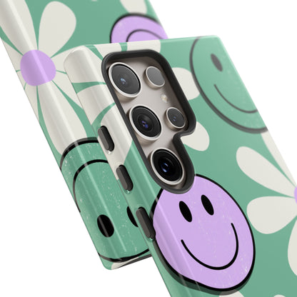 Playful Retro Blooms - Samsung Case