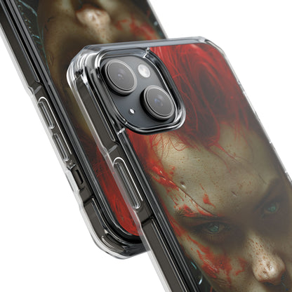 Red Spike Gaze iPhone 15 Plus Case - Impact
