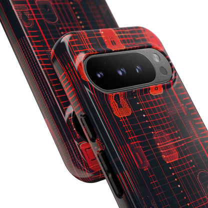 Cyber Locks Grid Google Pixel 9 - Tough