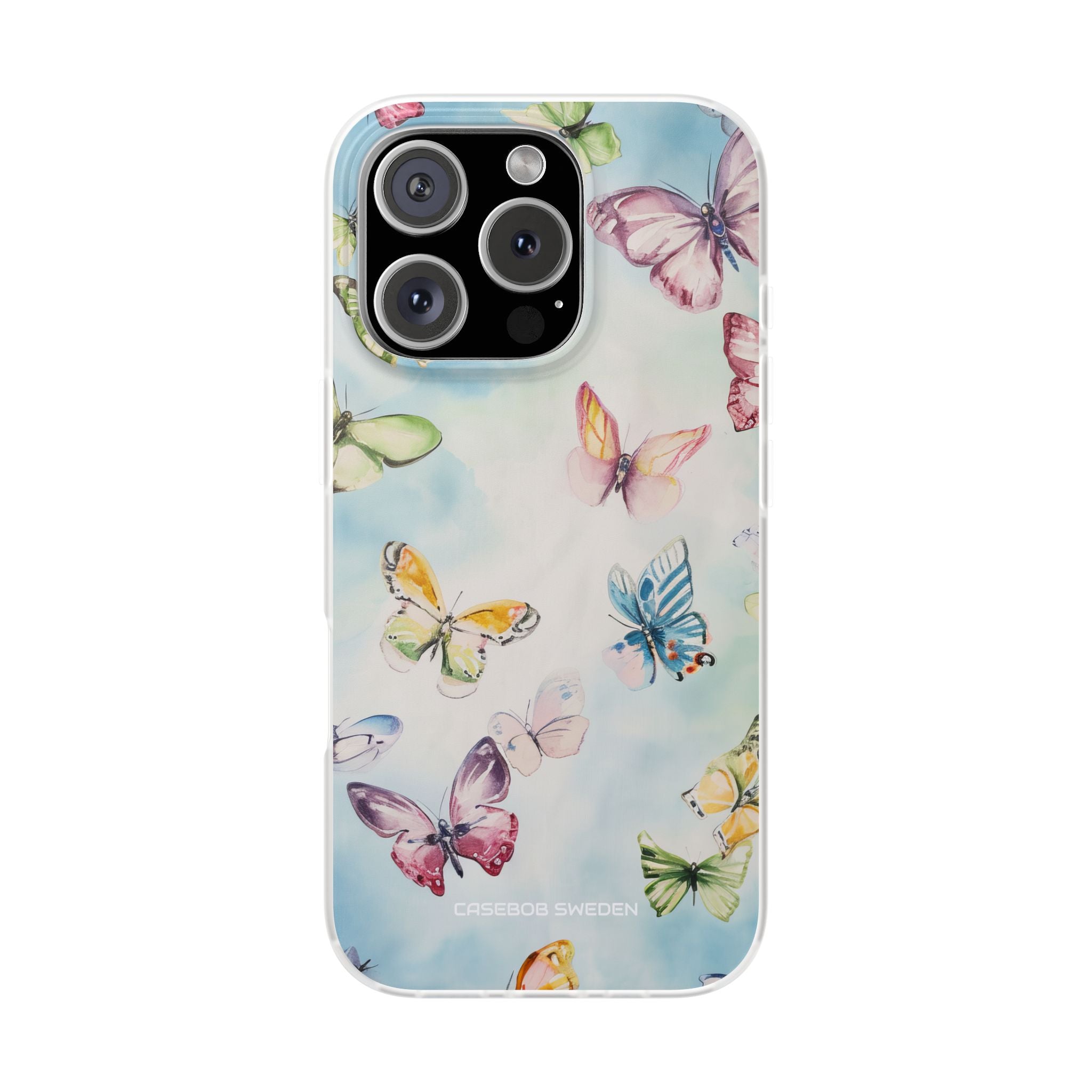 Watercolor Butterfly Bliss - Flexi iPhone 16 Phone Case