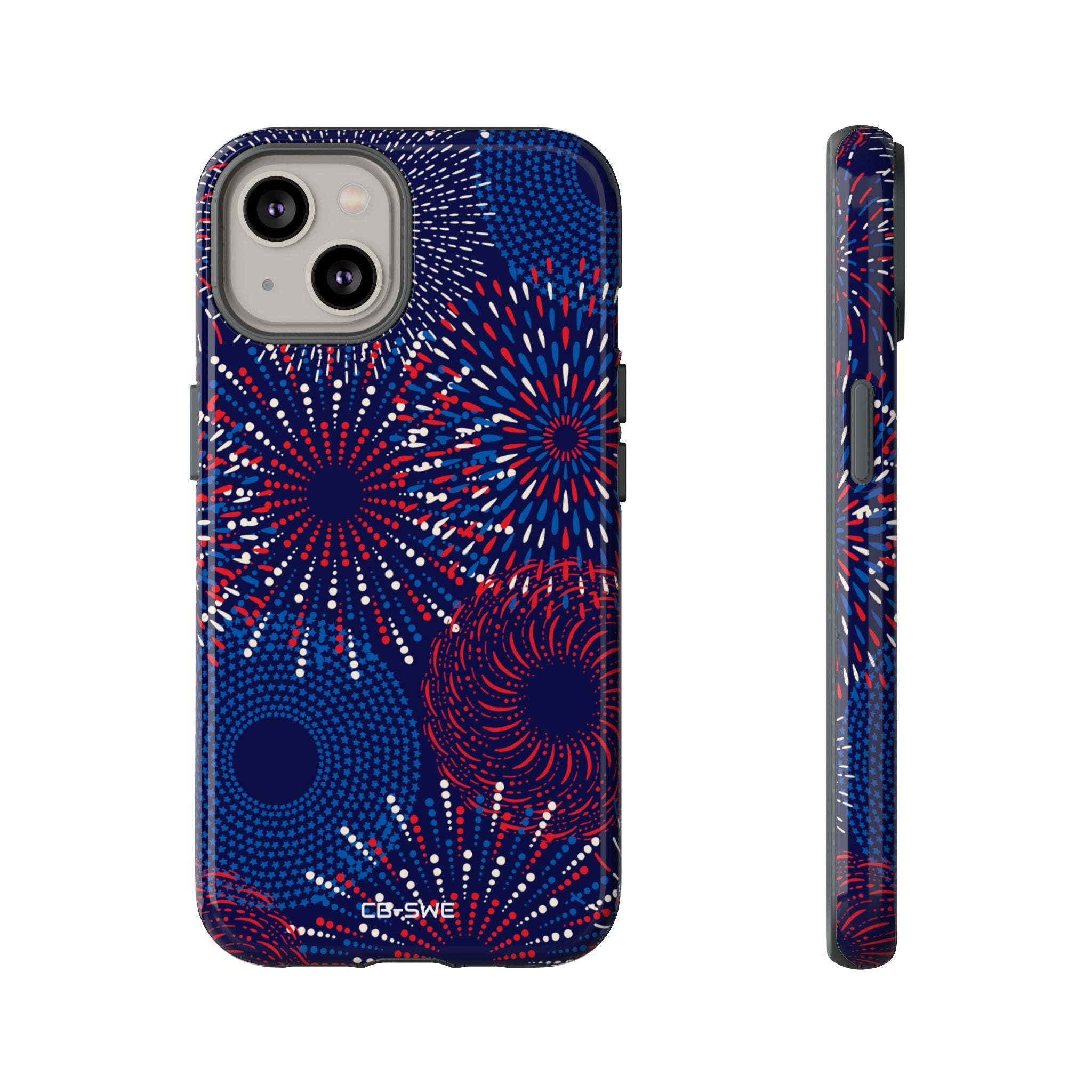 Vibrant Circles Emerge - iPhone Case