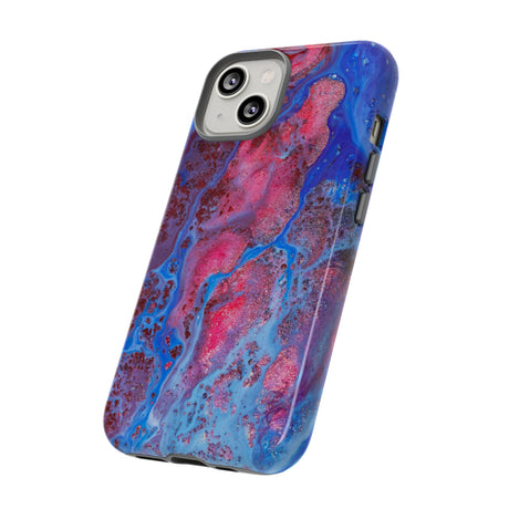 Red Mountain Ink Art iPhone Case (Protective) Phone Case