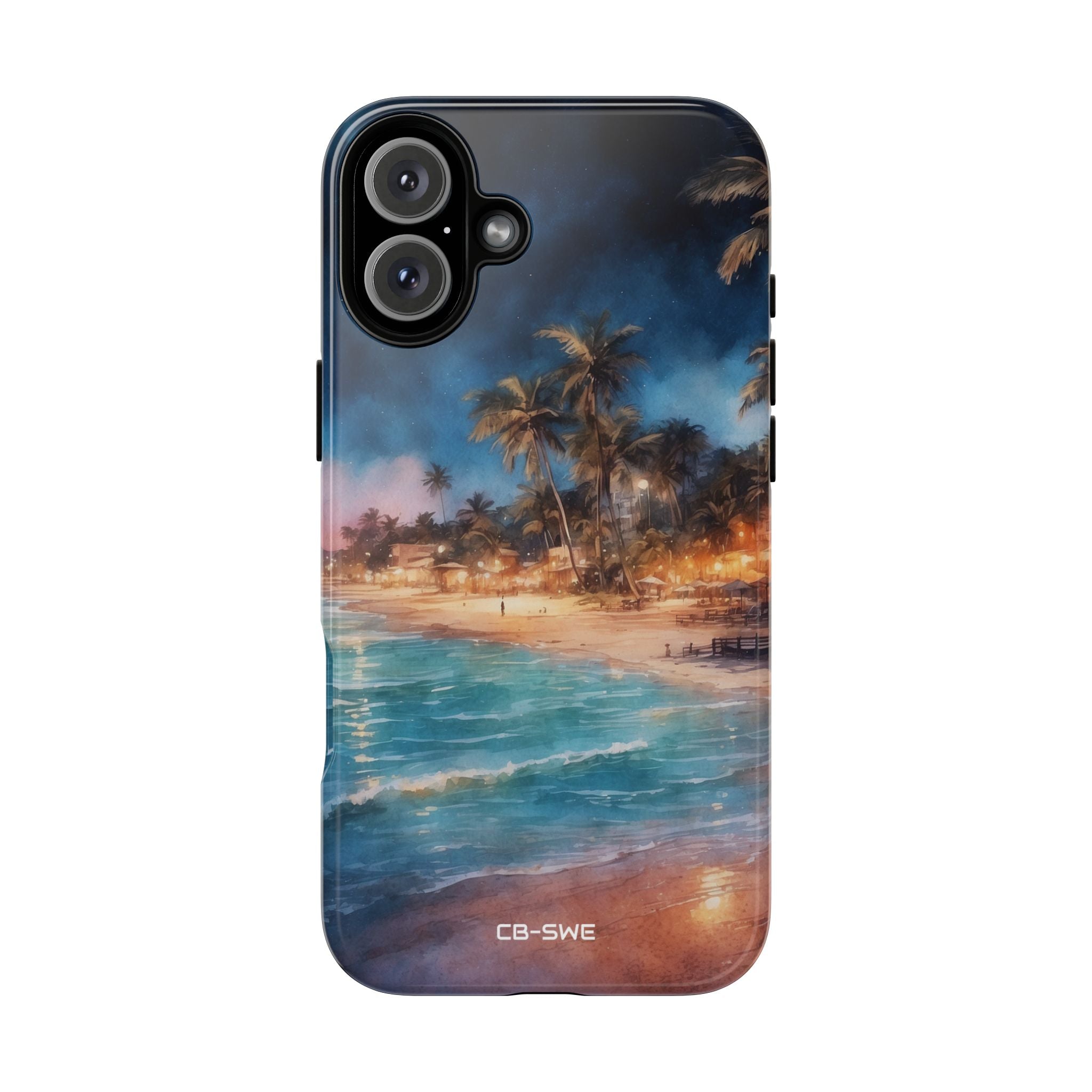 Moonlight Dances Water - iPhone Case