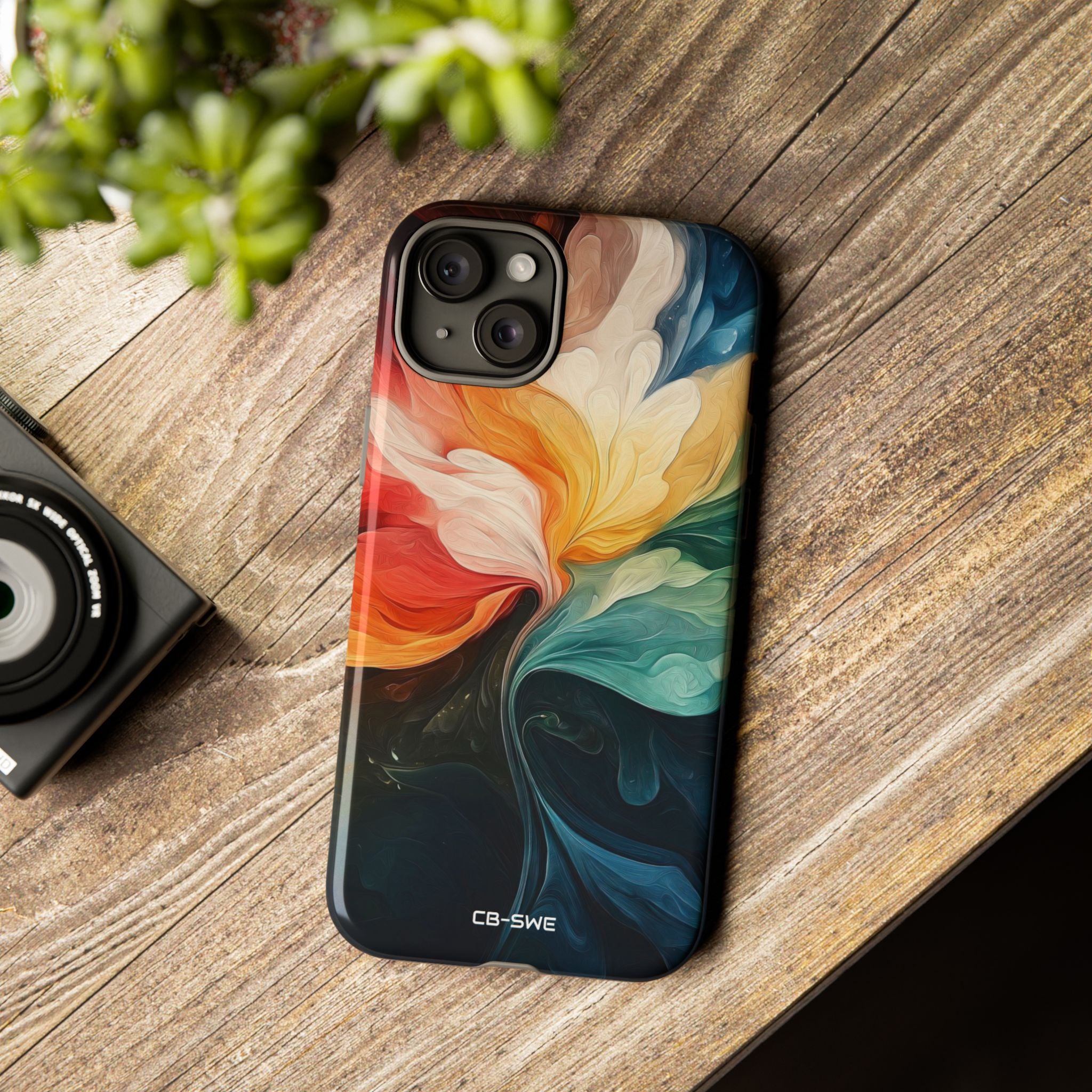 Vibrant Flower Burst - iPhone Case
