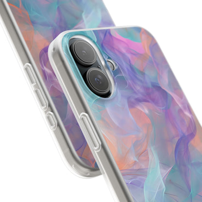 Dreamy Teal Flow - Flexi iPhone 16 Phone Case