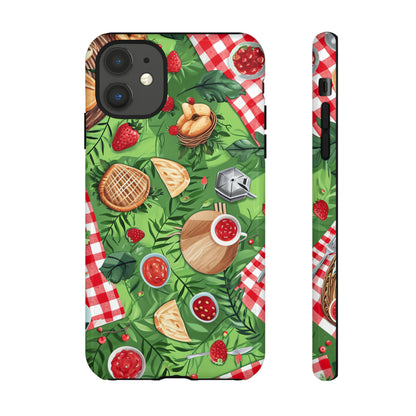 Picnic Love Checkered Bliss - Protective Phone Case