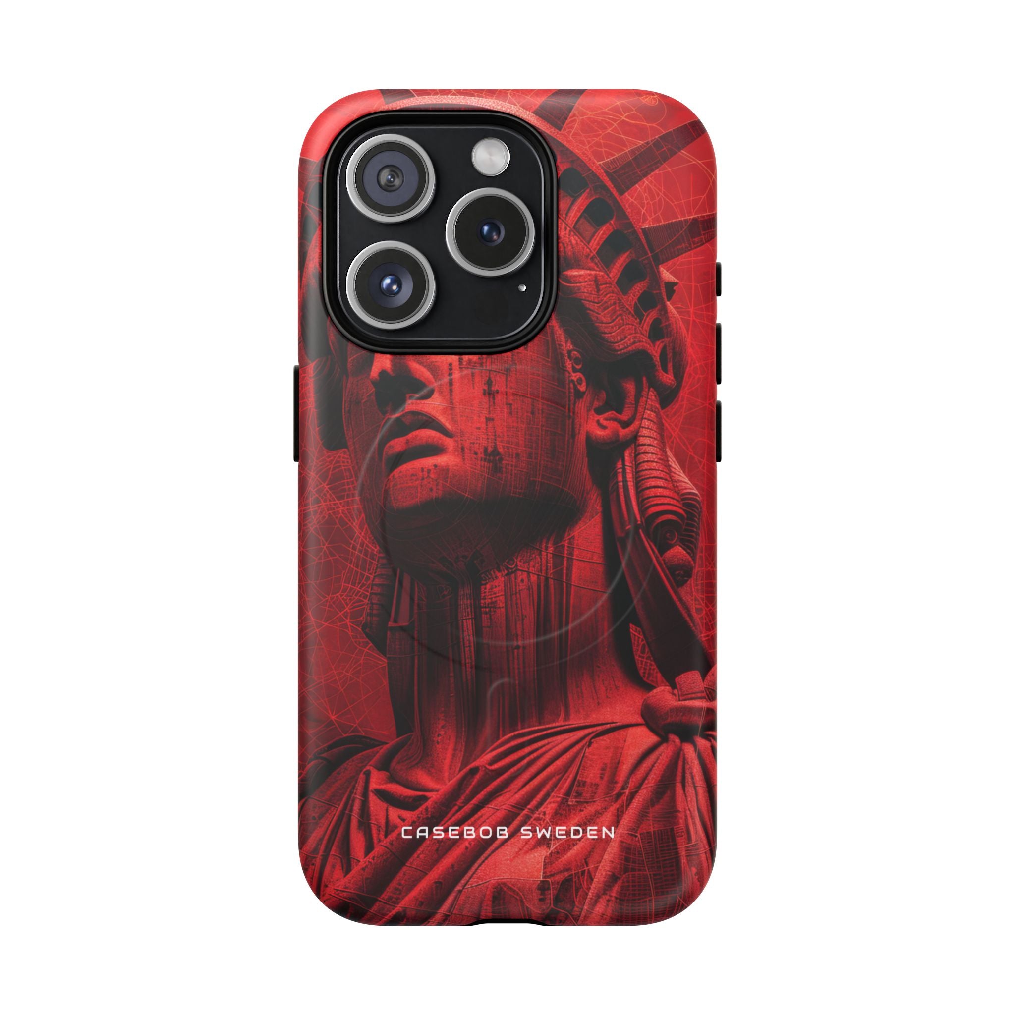 Zen Red Liberty Vision iPhone 15 | Tough+ Phone Case