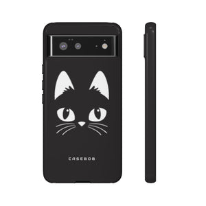 Cartoon Cat Icon - Protective Phone Case