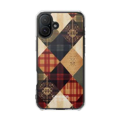 Rustic Quilt Charm iPhone 16 - Impact Clear+