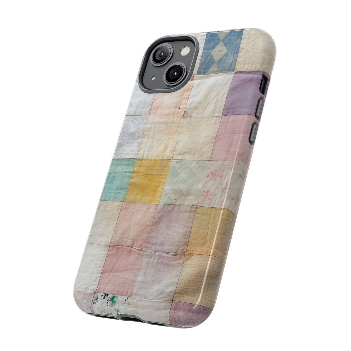 Pastel Quilt Patchwork - Protective Phone Case