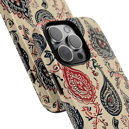 Vintage Paisley Elegance iPhone 16 - Tough Phone Case