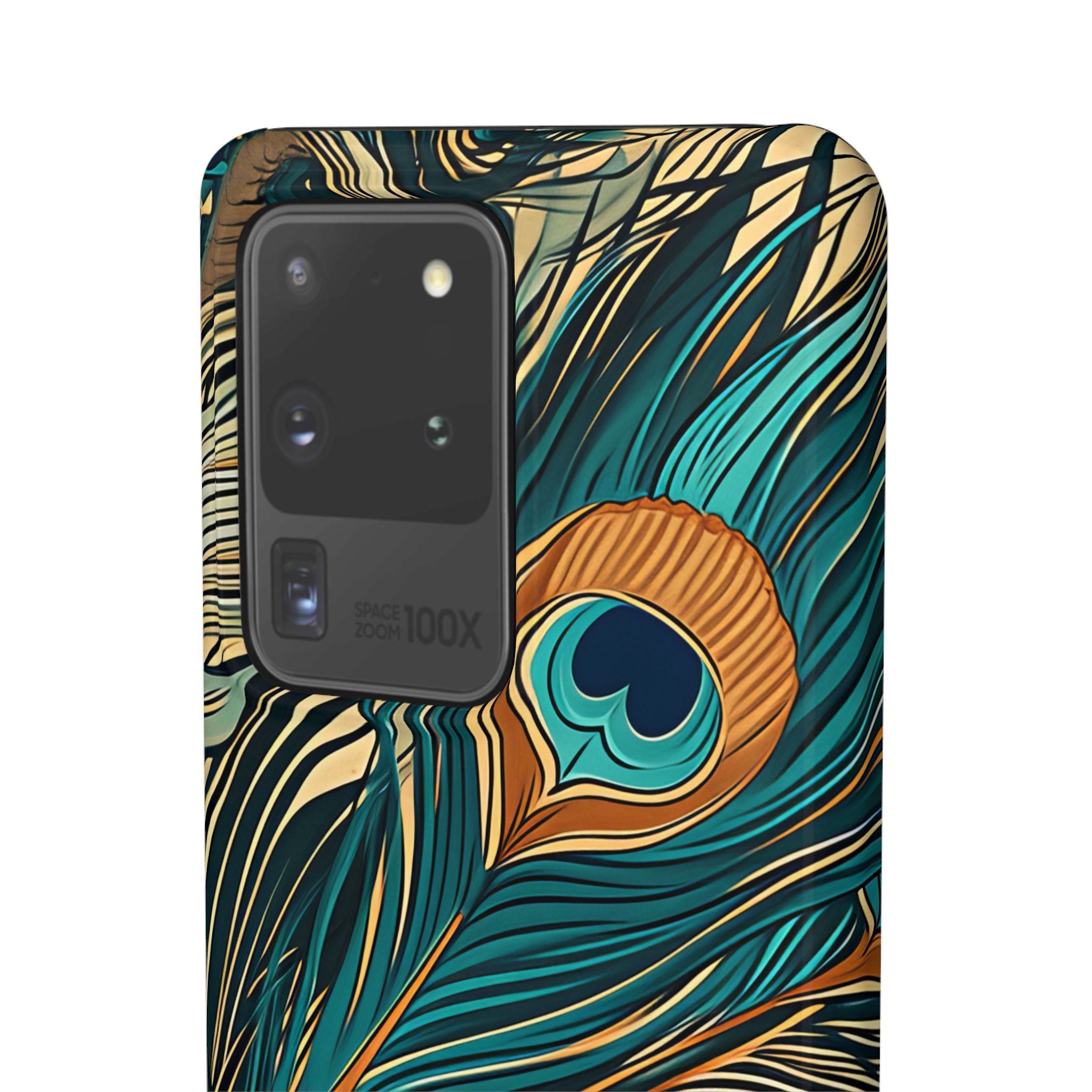 Art Nouveau Peacock Elegance Samsung S20 - Slim Phone Case