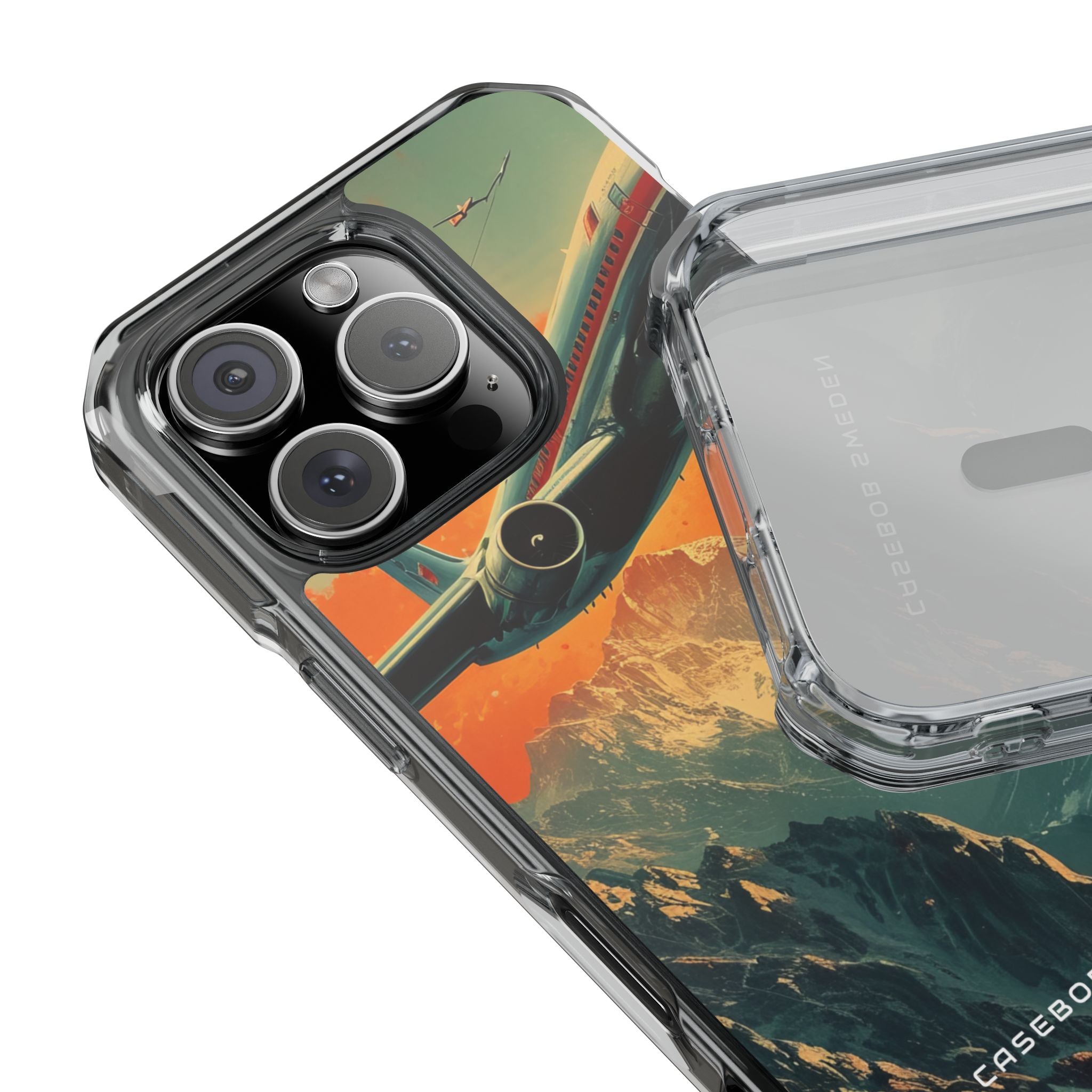 Vintage Skyward Adventure iPhone 16 - Clear Impact Phone Case