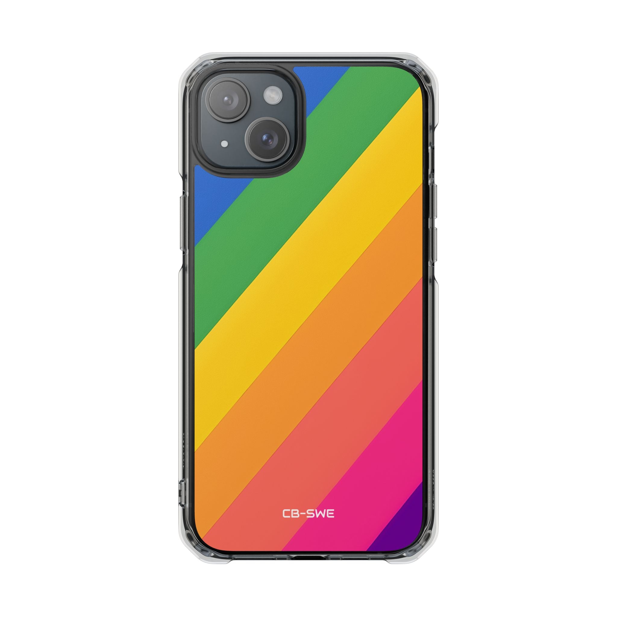 Vibrant Geometric Spectrum iPhone Case - Impact