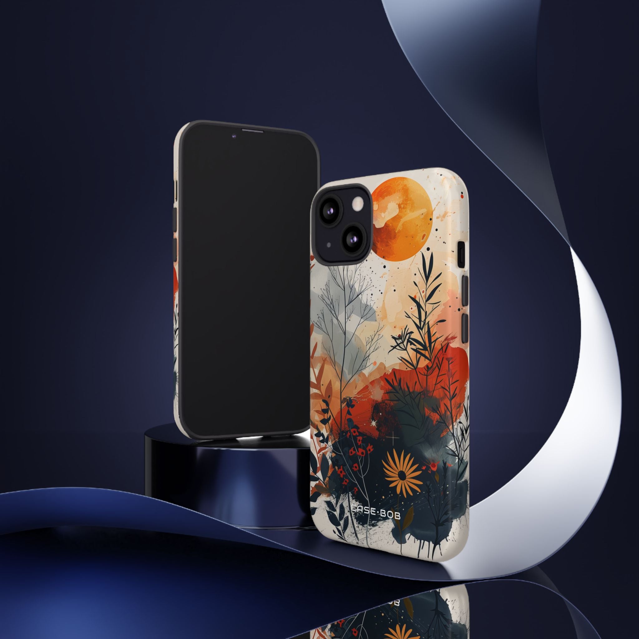 Orange Solstice iPhone 13 Case - Tough