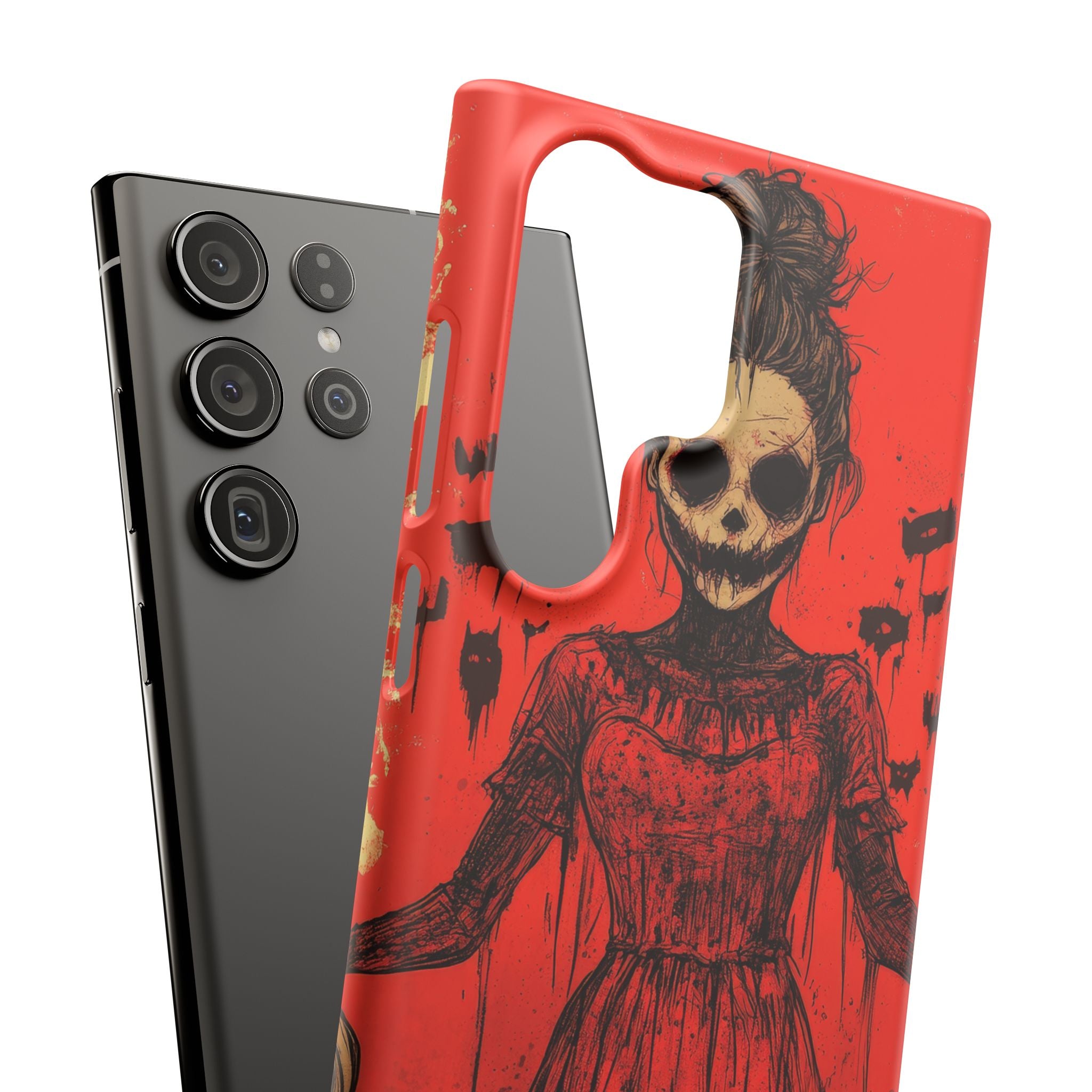 Haunting Scarlet Descent Samsung S23 - Slim Phone Case