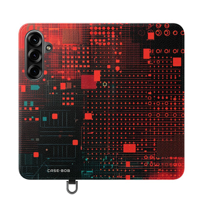Crimson Circuit - Samsung S25+ Case - Wallet