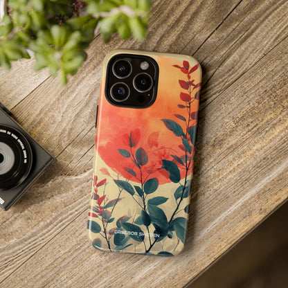 Orange Sun Harmony - Tough iPhone 16 Phone Case