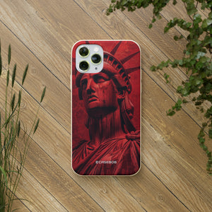 Red Liberty Revolution | Biodegradable Phone Case